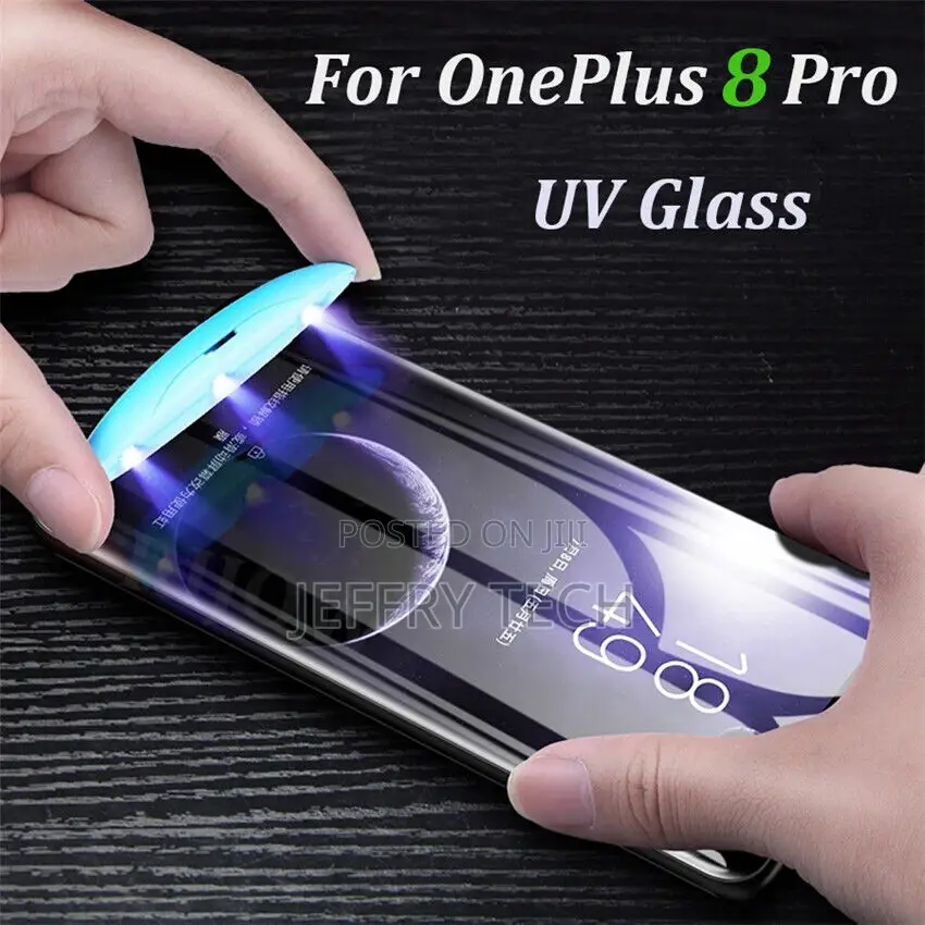 Oneplus 7 8 9 10pro UV Liquid Full Glue Tempered Glass Scree
