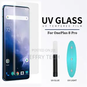 Oneplus 7 8 9 10pro UV Liquid Full Glue Tempered Glass Scree