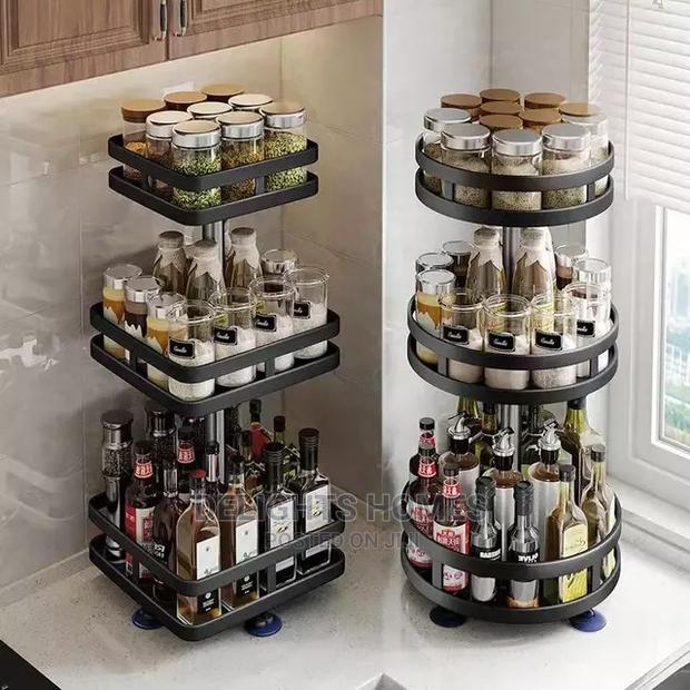 Multipurpose Rotating Spice Rack