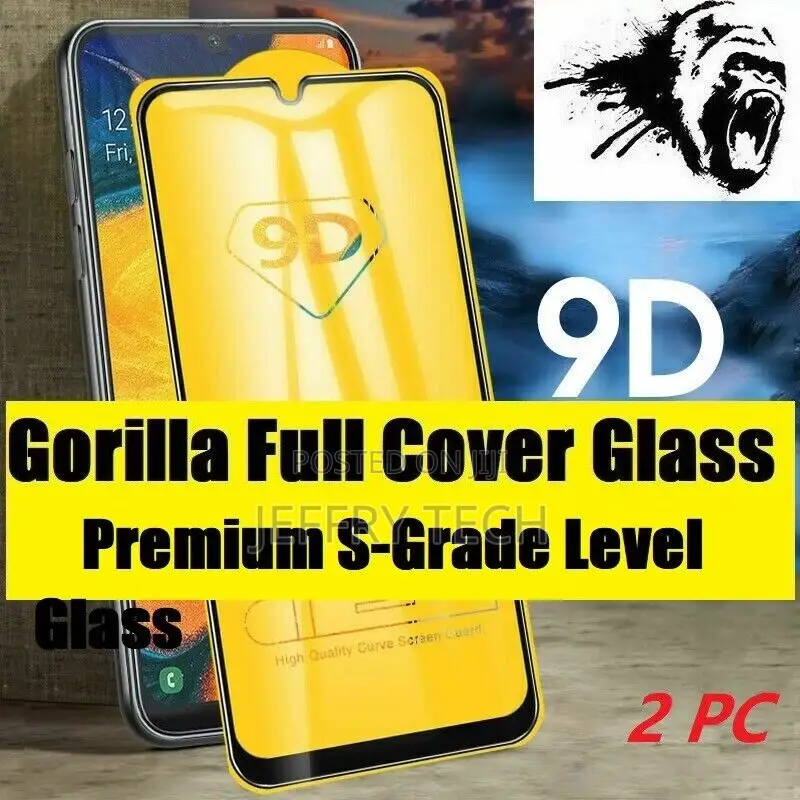 Samsung A02s A32 A42 S21 FE S22 + Full Cover Tempered Glass