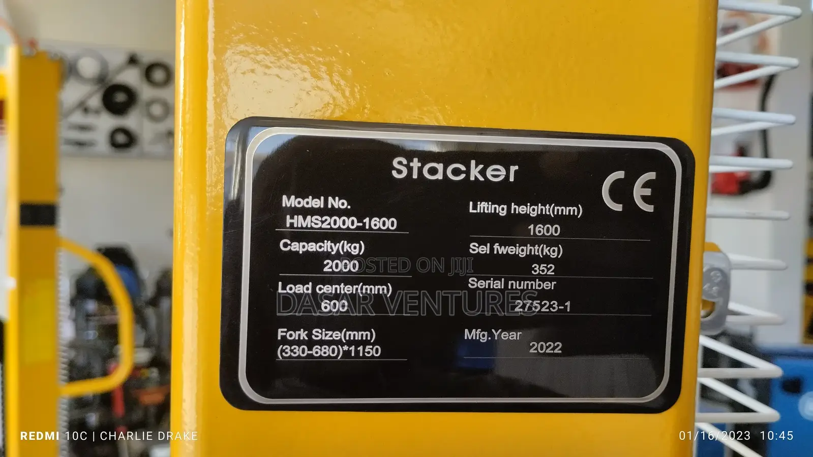 Manual Stacker Hisaki Brand