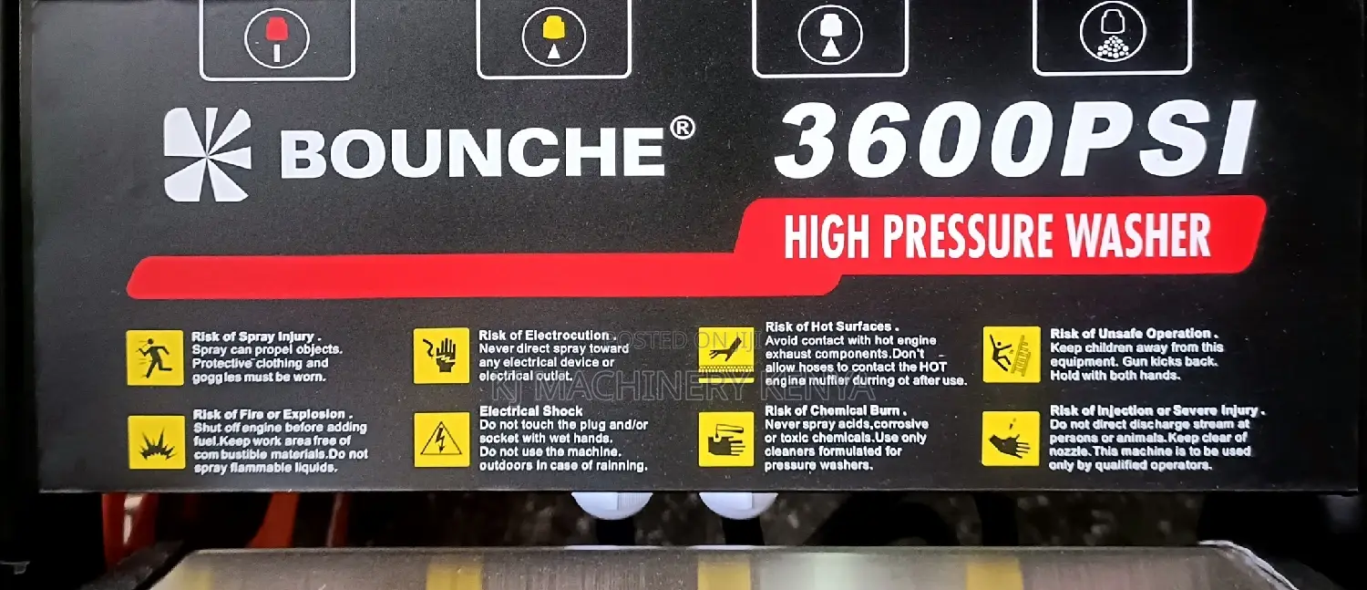 3600psi Electric Bounche Brand Pressure Washer-three Phase