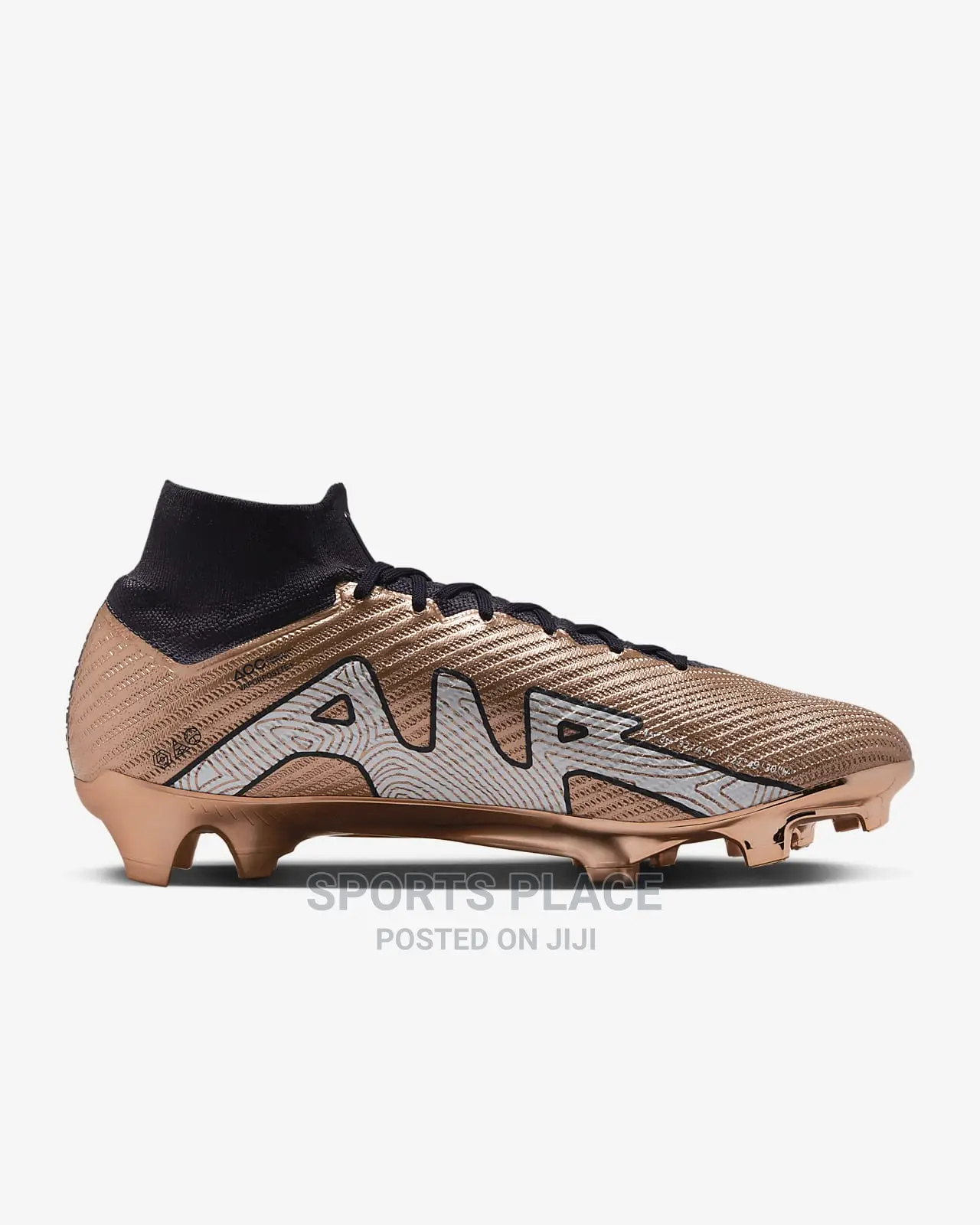 Mbappe Nike Air Zoom Metallic Copper Football Cleats/Shoes