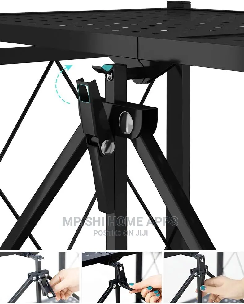 Foldable Storage Rack 4 Tier