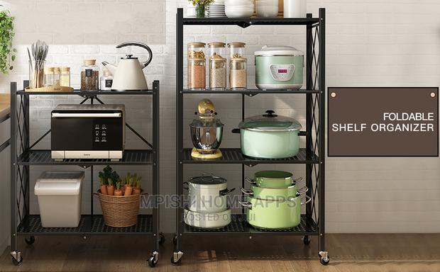 Foldable Storage Rack 4 Tier - thumbnail 4