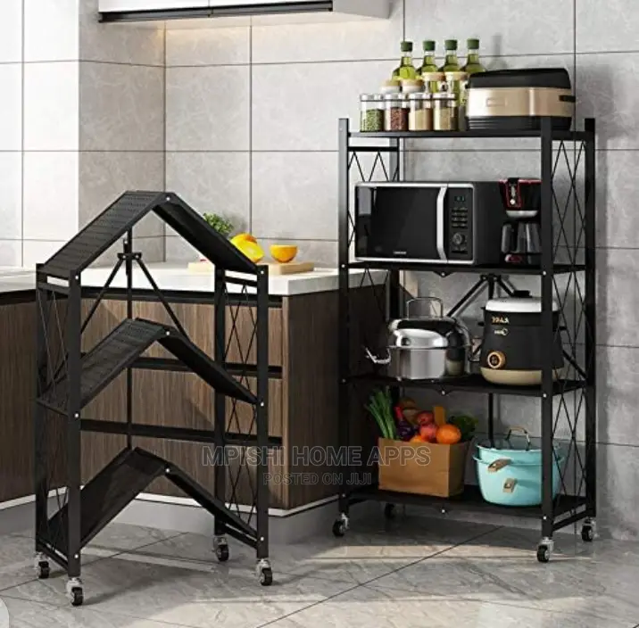 Foldable Storage Rack 4 Tier