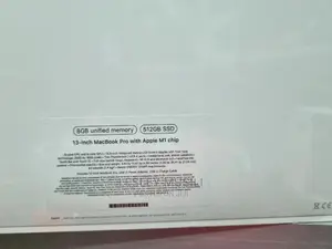 New Laptop Apple MacBook Pro 2020 8GB Apple M1 SSD 512GB
