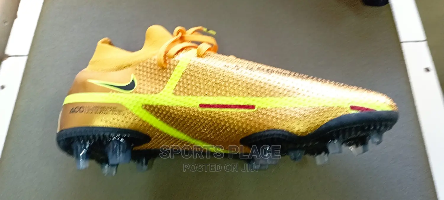 New Nike Gold Phantom GT 2 Elite -Football Cleatss