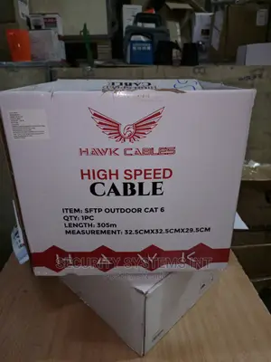 Cat 6 Outdoor Cable UV Shielded(SFTP) Weatherproof HAWK