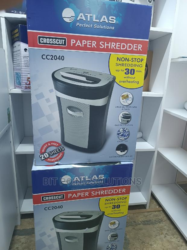 Atlas 20 Sheets Shredder Cc2040 Cross-Cut // 20 Sheets Cross