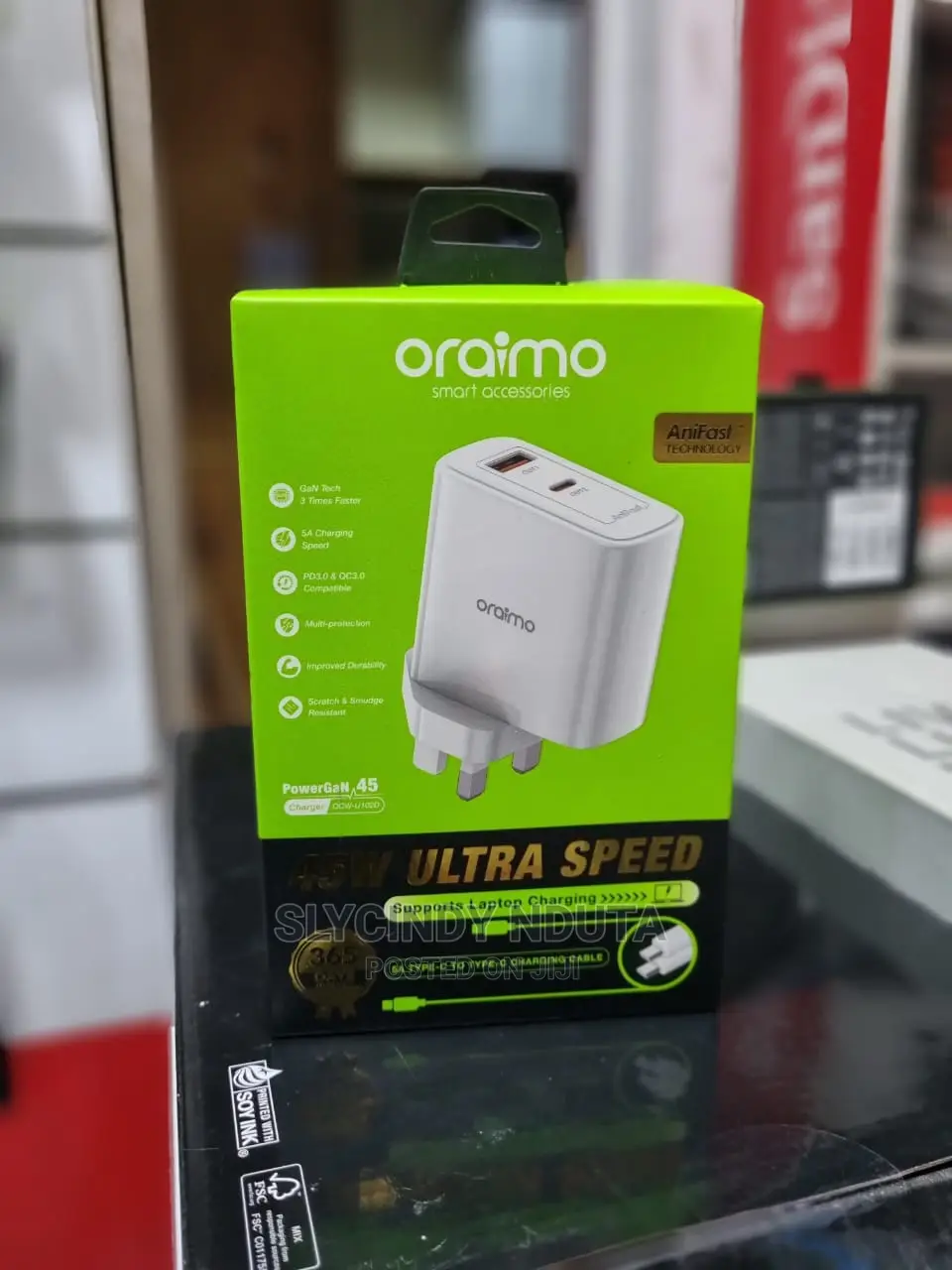 Oraimo Powergan 45 Charger