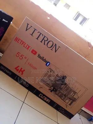 55 Inches Vitron Smart Android Tv Flameless With Bluetooth