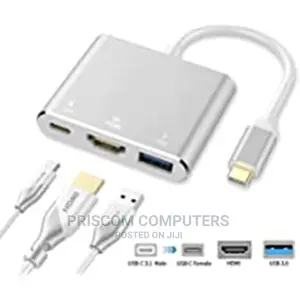 HDTV Male to Female Type C to HDMI Converter 3 in 1 Type