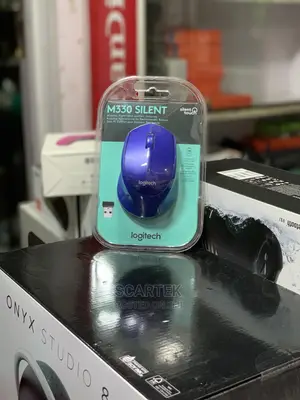 Logitech M330 Silent Mouse (Blue)
