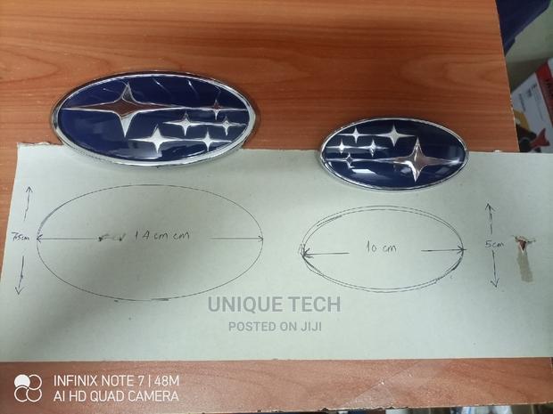 Subaru Grill/Boot Logo Emblem Badge Subaru Logo 14cm, 10cm