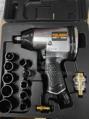 Tolsen Air Impact Wrench Set 17pcs 1/2" Drive 340nm 73382