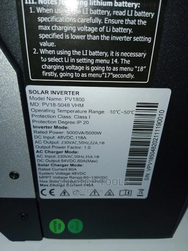 Must Solar Inverter 5kw 48v - thumbnail 3