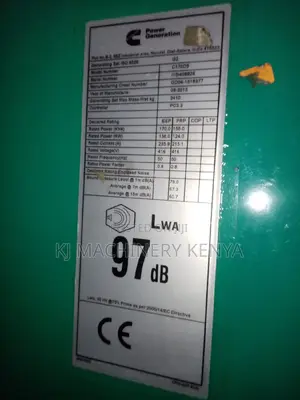 170kva Slightly Used Cummims Power Generator for SALE! 