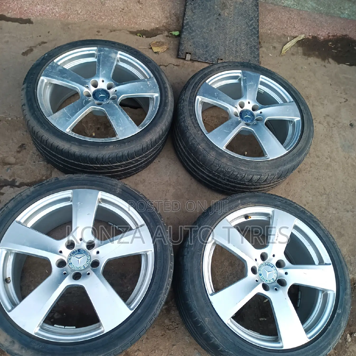 Mercedes Benz Sport Rims Size 18 Set of 4pcs