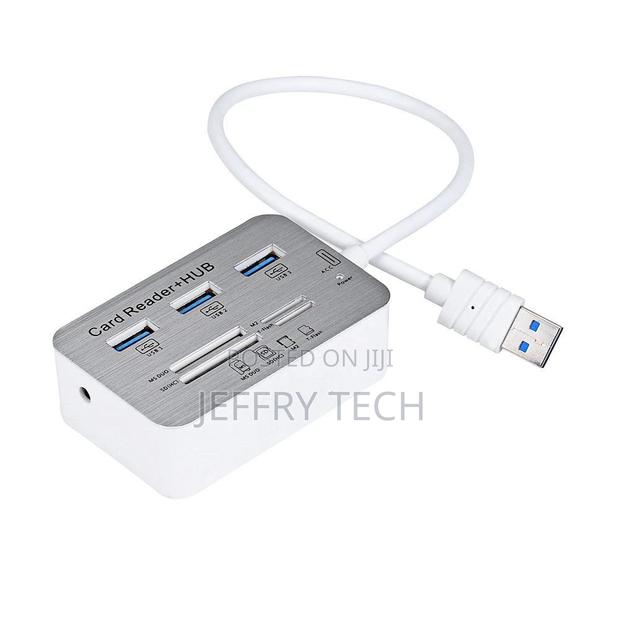 7 in 1 USB 3.0 3.1 and 3 Ports USB Hub Combo MS/ M2/ SD/TF C