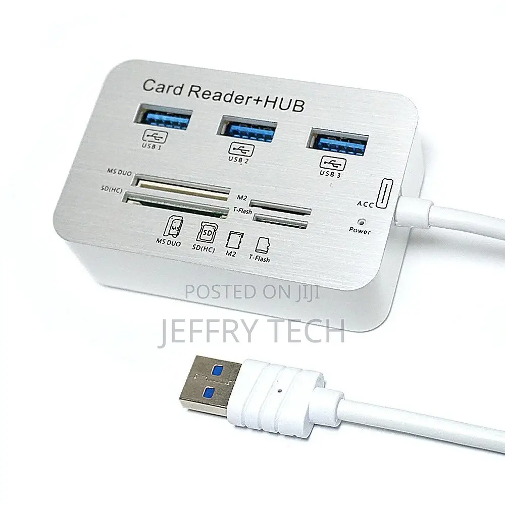7 in 1 USB 3.0 3.1 and 3 Ports USB Hub Combo MS/ M2/ SD/TF C