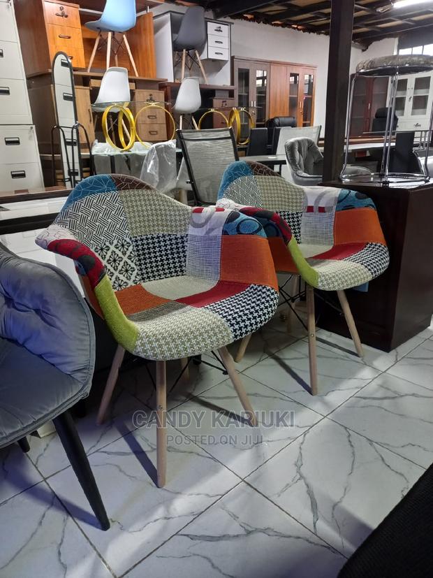 African Printed Fabric Balcony Chair