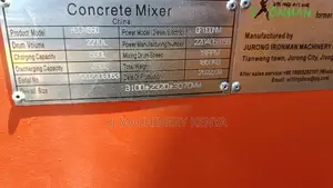 Hydraulic Loading Concrete Mixer