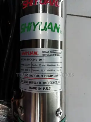 Shiyuan 50M Solar Submersible Pump 24v 600w