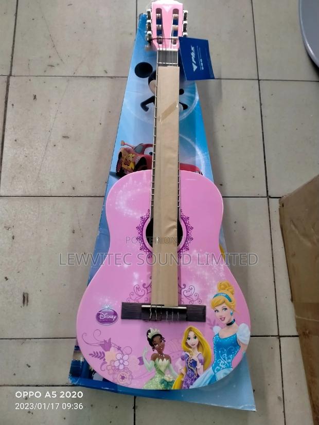 Baby Pink Classical Guitar - main view
