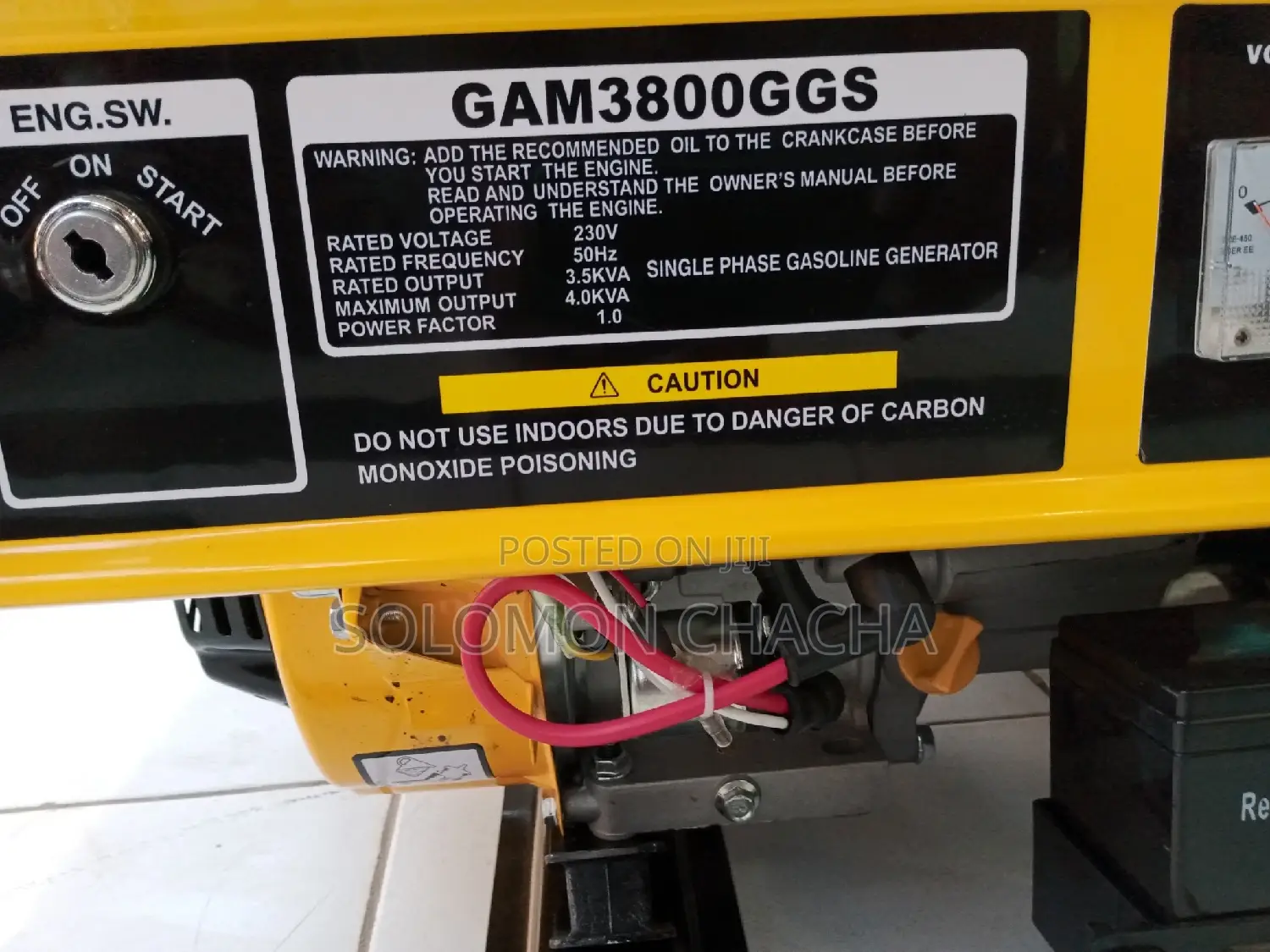 Rhino 3.5kva Gasoline Generator