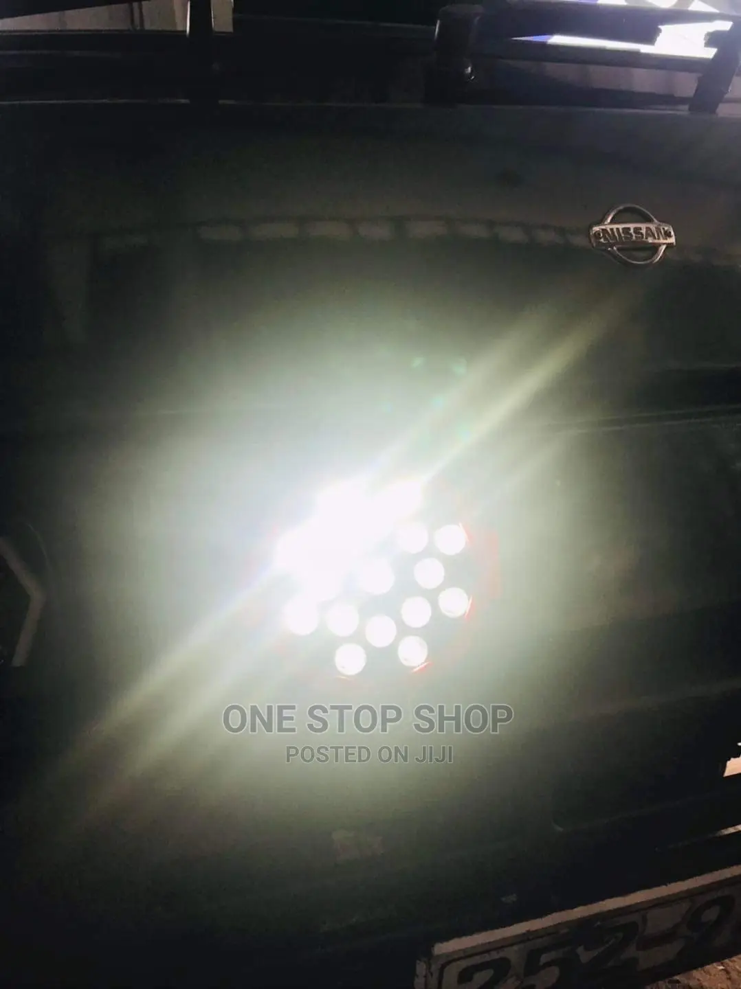 61w Round Offroad Red /Black Headlights