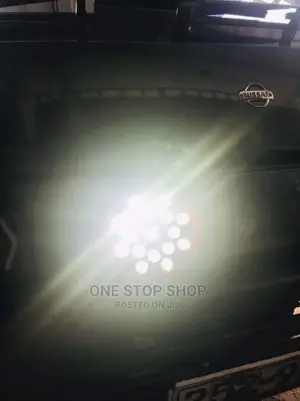 61w Round Offroad Red /Black Headlights