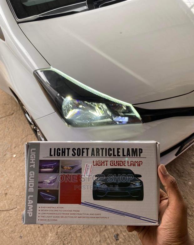 Car Fitted With Headlight Strip - main view