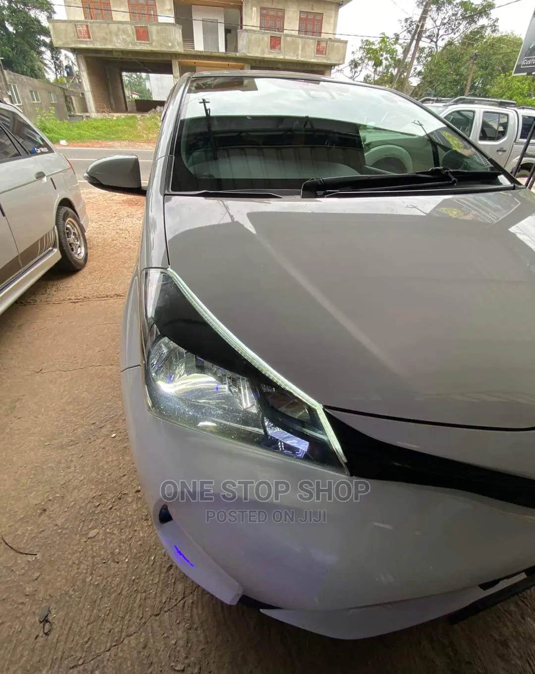 Car Fitted With Headlight Strip