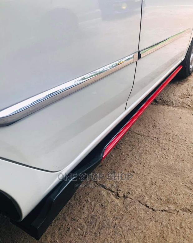 Universal Fit Black Red Side Skirt - main view