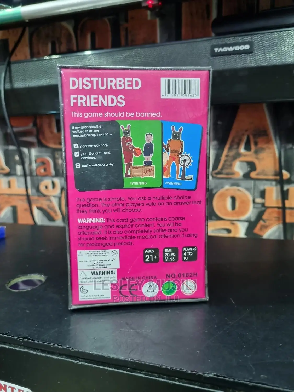 Disturbed Friends Party Game