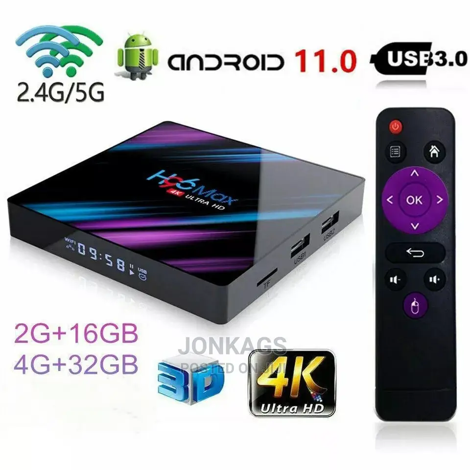H96 Max Android Box 2GB , 16GB