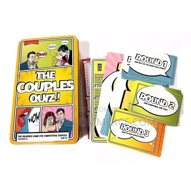 The Couples Quiz Card Game - main view
