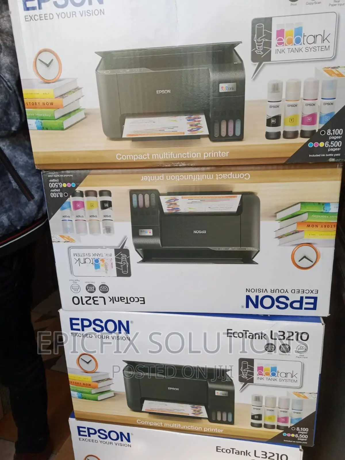 Ecotank A4 All-in-One Ink Tank Printer Ecotank L3210