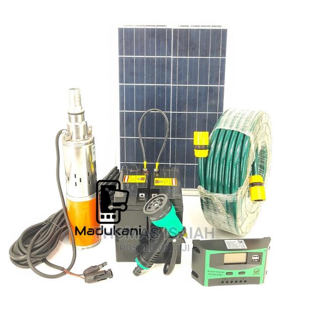 24V Complete Deep Well Pump Solar Irrigation Kit With Batter - thumbnail 3