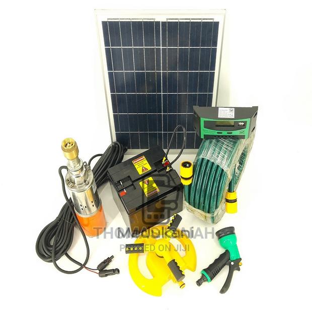 24V Complete Deep Well Pump Solar Irrigation Kit With Batter - thumbnail 5