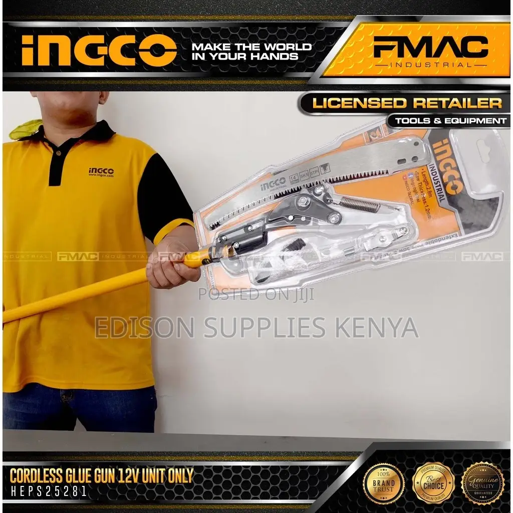 INGCO Extendable Tree Pole Saw Branch Cutter Trimmer Pruner