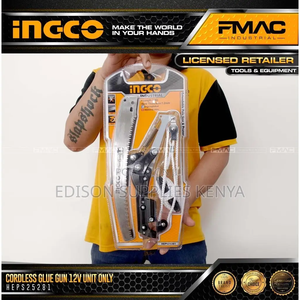 INGCO Extendable Tree Pole Saw Branch Cutter Trimmer Pruner
