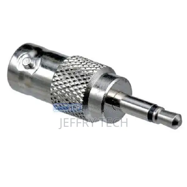 3.5mm Mono Jack Male Plug to Bnc Female CCTV Video Camera Ca