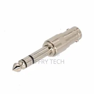 Adapter 6.35mm 1/4" TRS Stereo Plug to BNC Jack for HD-SDI P