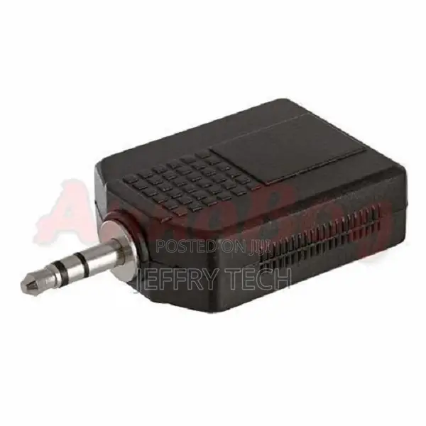 3.5mm Stereo Plug To 2x6.35mm Mono Jack Audio Adapter 2-way
