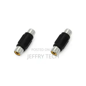 Single RCA Phono Coupler Female to Female Audio Coupler Con