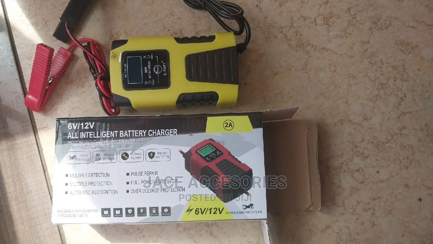 Car/Motorbike Battery Charger 6v/12v