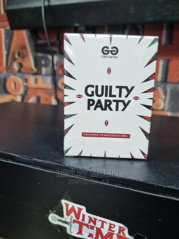 Guilty Party Card Game - main view