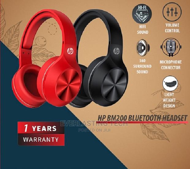 HP Red Bluetooth Headset Bm200 - main view